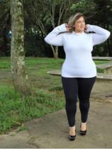 Moda segunda pele branca feminina