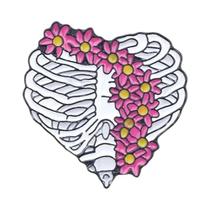Moda série médica metal esmalte broche estetoscópio masculino feminino médico enfermeira emblemas