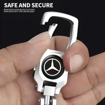 Moda simples carro metal chaveiro acessórios para mercedes-benz cls glc glk w211 w221