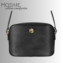 Modare - Bolsa Feminina Transversal Napa - Ref.: 70060 Cor:Preto