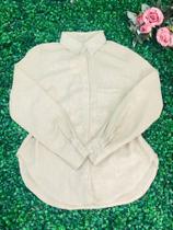 MODAS DOMI Camisa Social Feminina Linho Manga Longa 152