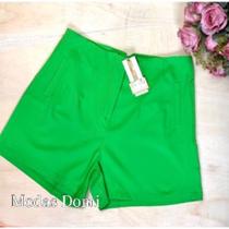 Modas Domi Short blogueirinha modinha moderna tecido leve e confortavel 9056