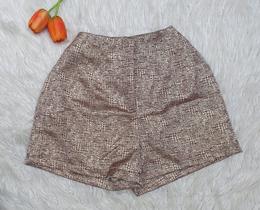 MODAS DOMI Shorts de Brilho Glamour 9006