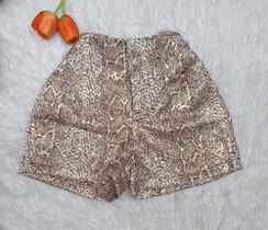 MODAS DOMI Shorts de Brilho Glamour 9006