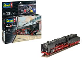 Model Set Express Locomotive BR 01 & Tender 2'2' T32 - 1/87 - Revell 62172
