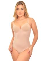 Modelador Body Fio Dental com Bojo Comprime Barriga Não Marca Tamanho:M Modelador Body Fio Dental com Bojo Comprime Barriga Não Marca Tamanho:M