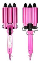 Modelador Cabelo Prancha Ondulação Triondas Cachos Triplo