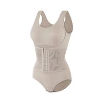 Modelador Corporal Feminino Com Zíper E Cinto Para Controle Abdominal E Redução De Cintura 2026