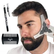 Modelador de barba e ferramenta de modelagem de barba para homens GROW ALPHA BEARD Modelador de barba e ferramenta de modelagem de barba para homens GROW ALPHA BEARD
