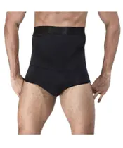 Modelador De Barriga Short Masculino Cintura Alta Média Compressão Modelador De Barriga Short Masculino Cintura Alta Média Compressão