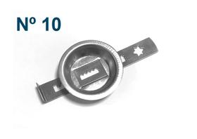 Modelador de biscoito Nº 10 para picador moedor de carne manual elétrico em flandres Modelador de biscoito Nº 10 para picador moedor de carne manual elétrico em flandres