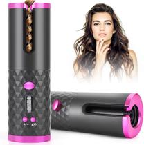 Modelador de cabelo automático sem fio modelador de cachos automático c/ visor LCD e temperatura ajustál CORDLESS CURLER