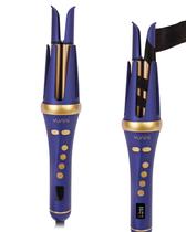 Modelador de cabelo automático VURINI, giratório de 1,25 polegadas, azul