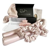 Modelador de cabelo sem calor Sleep 'N Curl 100% seda de amora pura Modelador de cabelo sem calor Sleep 'N Curl 100% seda de amora pura
