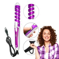 Modelador De Cachos 19mm Bivolt Barato Profissional - OBA TERMIC Modelador De Cachos 19mm Bivolt Barato Profissional - OBA TERMIC