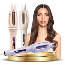 Modelador de Cachos Automático Antifrizz Painel de LED Aquecimento Rápido Cachos Definidos Cabo Giratório 360