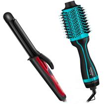 Modelador de Cachos Mondial Red Infinity EM-12 + ESCOVA SECADORA MONDIAL BLACK TIFF ES-16 Modelador de Cachos Mondial Red Infinity EM-12 + ESCOVA SECADORA MONDIAL BLACK TIFF ES-16