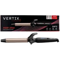 Modelador de Cachos Profissional X330 Bivolt 25mm x 130mm - Vertix Modelador de Cachos Profissional X330 Bivolt 25mm x 130mm - Vertix