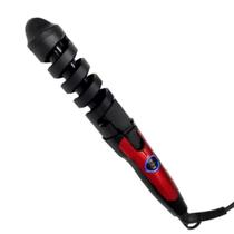 Modelador De Cachos Spiral Hair Curler Preto Profissional