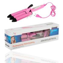 Modelador De Cachos Tri-Ondas Ondulador Profissional Bivolt