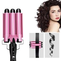 Modelador De Cachos Triondas Ondulador 25Mm Bivolt Cacheador Modelador De Cachos Triondas Ondulador 25Mm Bivolt Cacheador