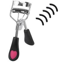 Modelador de cílios Anzline em aço inoxidável com pente embutido Modelador de cílios Anzline em aço inoxidável com pente embutido
