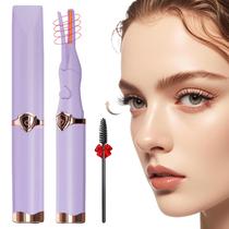 Modelador de cílios aquecido Acavado 2 em 1, tipo clipe, 3 modos de temperatura