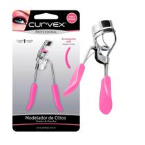 Modelador de Cílios Curvex Merheje com Refil Silicone Rosa