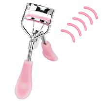 Modelador de cílios MERVK em aço inoxidável com pente e 5 almofadas rosa Modelador de cílios MERVK em aço inoxidável com pente e 5 almofadas rosa