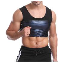 Modelador de cintura térmico masculino Shapewear preto tamanho S/M - 2XL/3 Modelador de cintura térmico masculino Shapewear preto tamanho S/M - 2XL/3