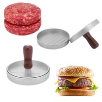 Modelador De Hamburguer Profissional Artesanal Prensa Metal Cozinha Completa - Yazi