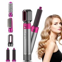 Modelador de pente Curling Wand - ferramentas de cabelo removíveis 5 em 1