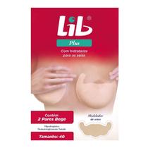 Modelador de Seios Lib Plus Tradicional Tamanho 40 com 2 pares