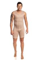 Modelador Masculino Yoga Premium Com Pernas Abertura Frontal com Cava Decote Alto 3009_3041 Y AB