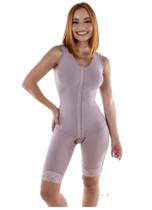 Modelador regata, meia perna, com extensor - rubi - preciosa comfort