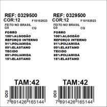 Modelador sem bojo zero barriga 329500 dilady preto 42 Modelador sem bojo zero barriga 329500 dilady preto 42