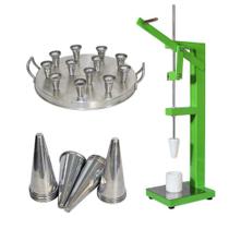 Modeladora + Base Assar 12 Cones + 50 Cones 14cm Pizza Cone