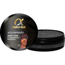 Modeladora de cabelo Para Acabamentos e Penteados ALPHA HAIR 1kg, 500g ou 150g Excelente Fixação Modeladora de cabelo Para Acabamentos e Penteados ALPHA HAIR 1kg, 500g ou 150g Excelente Fixação