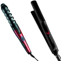 Modeladora de cachos espiral em-05 + prancha alisadora gama eleganza plus Modeladora de cachos espiral em-05 + prancha alisadora gama eleganza plus