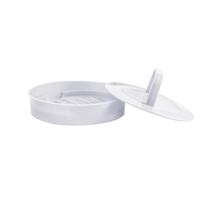 Modeladora de Hamburguer 12x4,5 cm Branco Plastico Livre BPA Plasvale