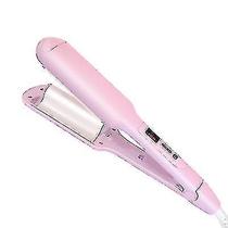 Modeladores de volume de coque de cabelo eu plug rosa cerâmica cristal líquido modelador de cabelo onda onda ferro de ondulação de íon negativo az11701