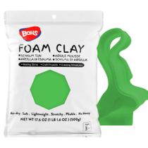 Modelagem BOHS Foam Clay Lite Green 500g Soft Air Dry