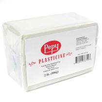 Modeling Clay Pepy, reutilizável, não seca, 1 kg, branco, sem enxofre