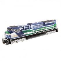 Modelismo Cat 1 87 Locomotiva Azul Verde Emd Sd70 Acet4 85534 - Vila Brasil