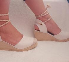 Modelo Anabela sint.Branco n 36