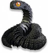 Modelo animal impresso em 3D, decoração de escritório doméstico Snake Viper