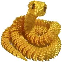 Modelo animal impresso em 3D, decoração de escritório doméstico Snake Viper