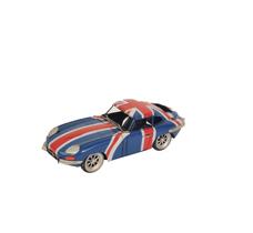 Modelo: Carro antigo, artesanato moderno, Jaguar 1961, metal, 33x13x10 cm Modelo: Carro antigo, artesanato moderno, Jaguar 1961, metal, 33x13x10 cm