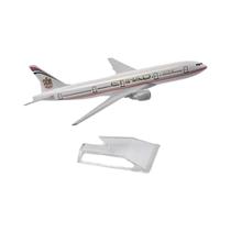 Modelo De Aeronave Em Metal Diecast Escala 1/400 Da Etihad Airways Boeing 777 A380, 16CM, Presente Modelo De Aeronave Em Metal Diecast Escala 1/400 Da Etihad Airways Boeing 777 A380, 16CM, Presente