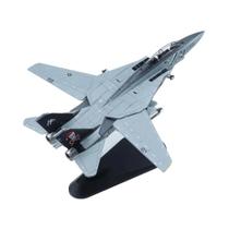 Modelo de aeronave fundida Tomcat escala 1/100 F-14 para presente cauda de impressão de Natal